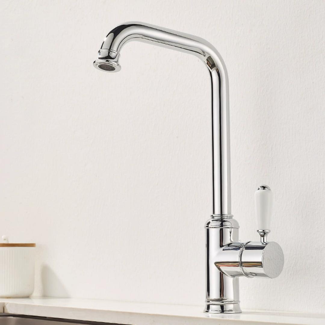 

Tuqiu Gold Kitchen Faucet 360 Rotating Swivel Sink Faucet Mixer Tap Fashion Sink Faucet Copper Hot And cold Basin Faucet Tap