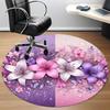 1pc Floral Fantasy Chair Carpet for Office Non-Slip, Rug for Office, Room, Good Gift for Family or Friends,  Yy251226155