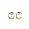 Retro European & American Geometric Starfish Snake Pearl Dangle Earrings