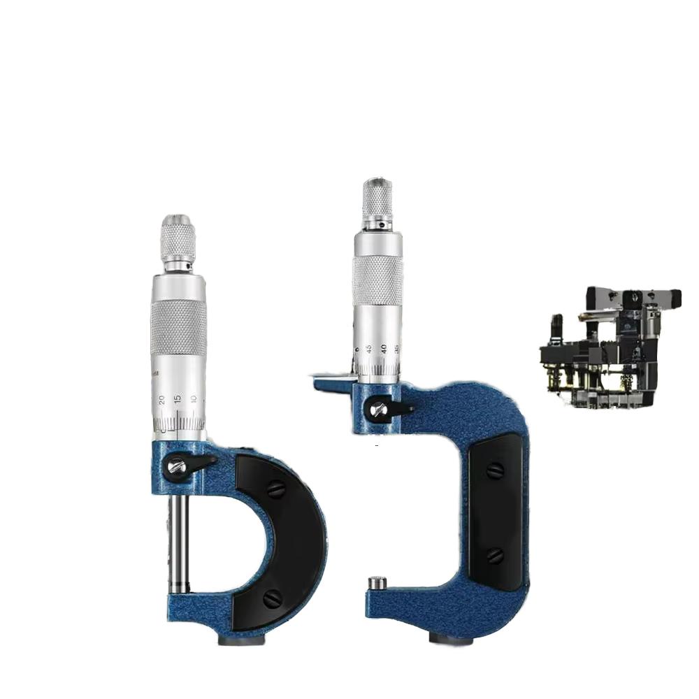 High Precision Electronic Micrometer Gauges Multifunction Coating Thickness Steel Aluminium Stainless Steel Plastic Measurements синий