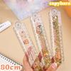 Multi-Function Drawing Tools Student Stationery Measuring Tools Cartoon Capybara Measuring Ruler Folding Ruler Drawing Ruler