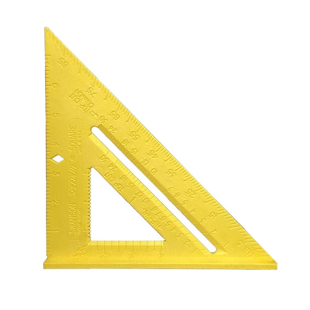 

8-дюймовый скоростной квадрат стропильный треугольник инструмент композитный прочный легкий легко читаемый измерительный транспортир плотницкий разметочный инструмент United States