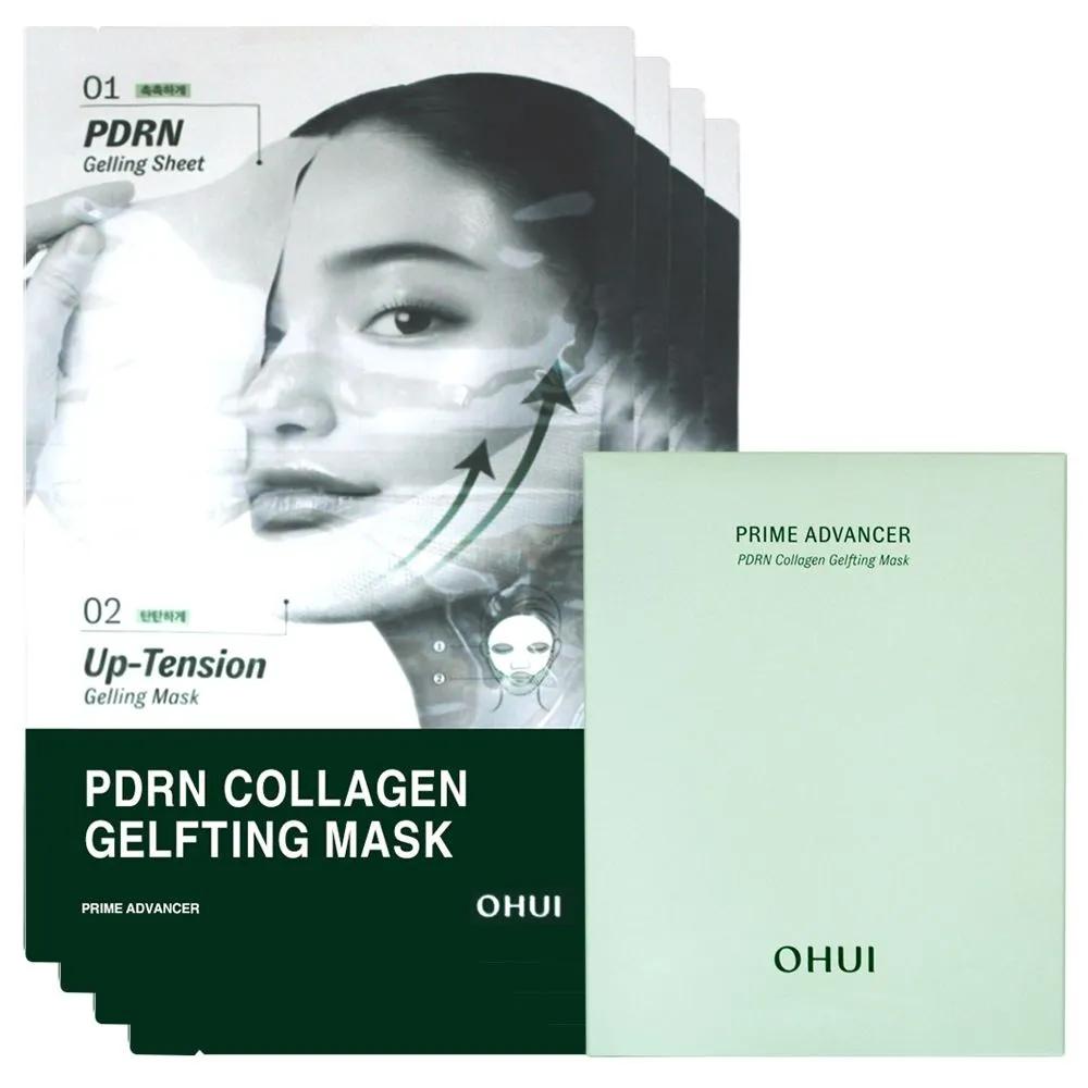 O HUI Prime Advancer PDRN Collagen Gel Lifting Mask (4 Sheets)