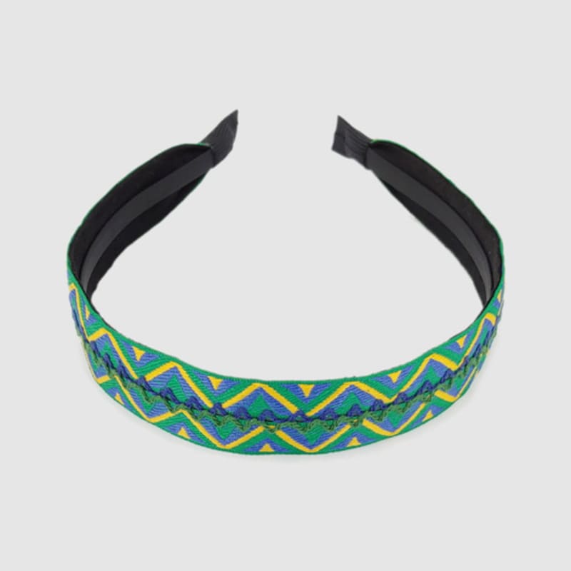 LALA Afrikanisches Muster Haarband P-GRÜN