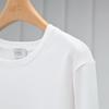 Warren Hailong Casual Black & White Cotton Round Neck Stretch Long Sleeve Base Layer Tee LST033