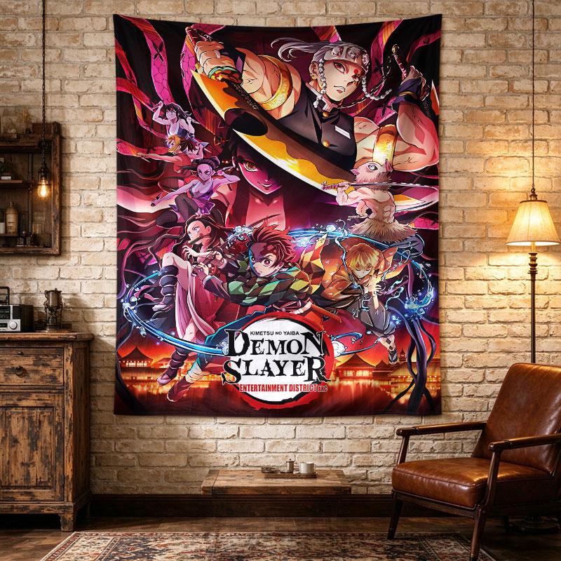 Demon Slayer Entertainment District Arc Tengen Anime Poster