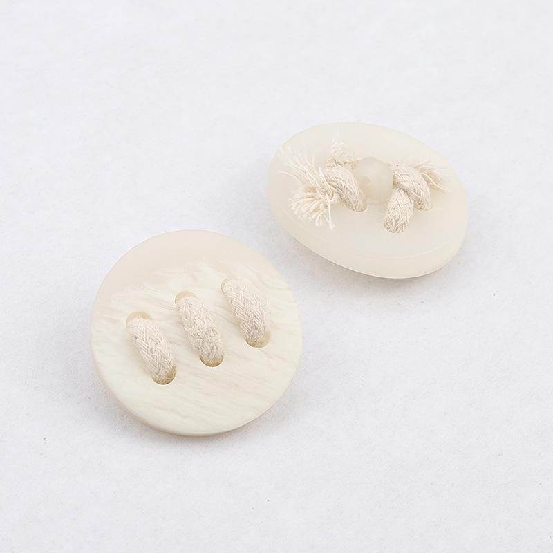 Unisex Windbreaker with Decorative Rope Buttons - Western Style