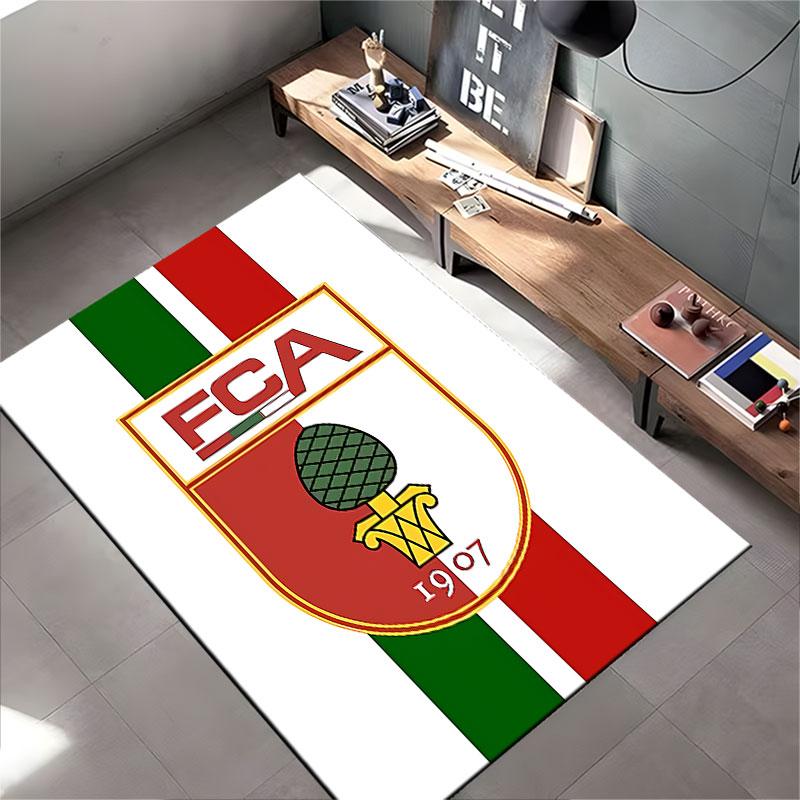 Green-Red FCA Logo Carpet Design suitable as a non-slip mat for the living room or bedroom sofa