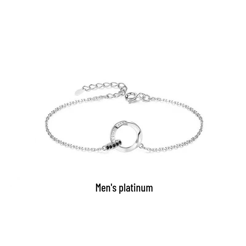 Mobius Double Ring Women's Bracelet - Versatile, Elegant, Perfect Gift for Couples & Best Friends, Valentine's Day Jewelry