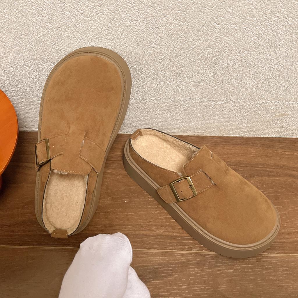 Fashion Winter Women's Indoor Slippers Warm Soft Soled Comfortable Outdoor Non Slip Suitable for Couples FashionBedroom Home Shoes