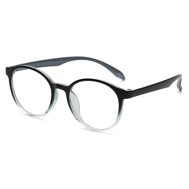 

Простые очки TR90 Сверхлегкая темпераментная большая оправа Круглая оправа для очков может быть оснащена оправой для близорукости, отпускаемой по рецепту, для предотвращения синего света
