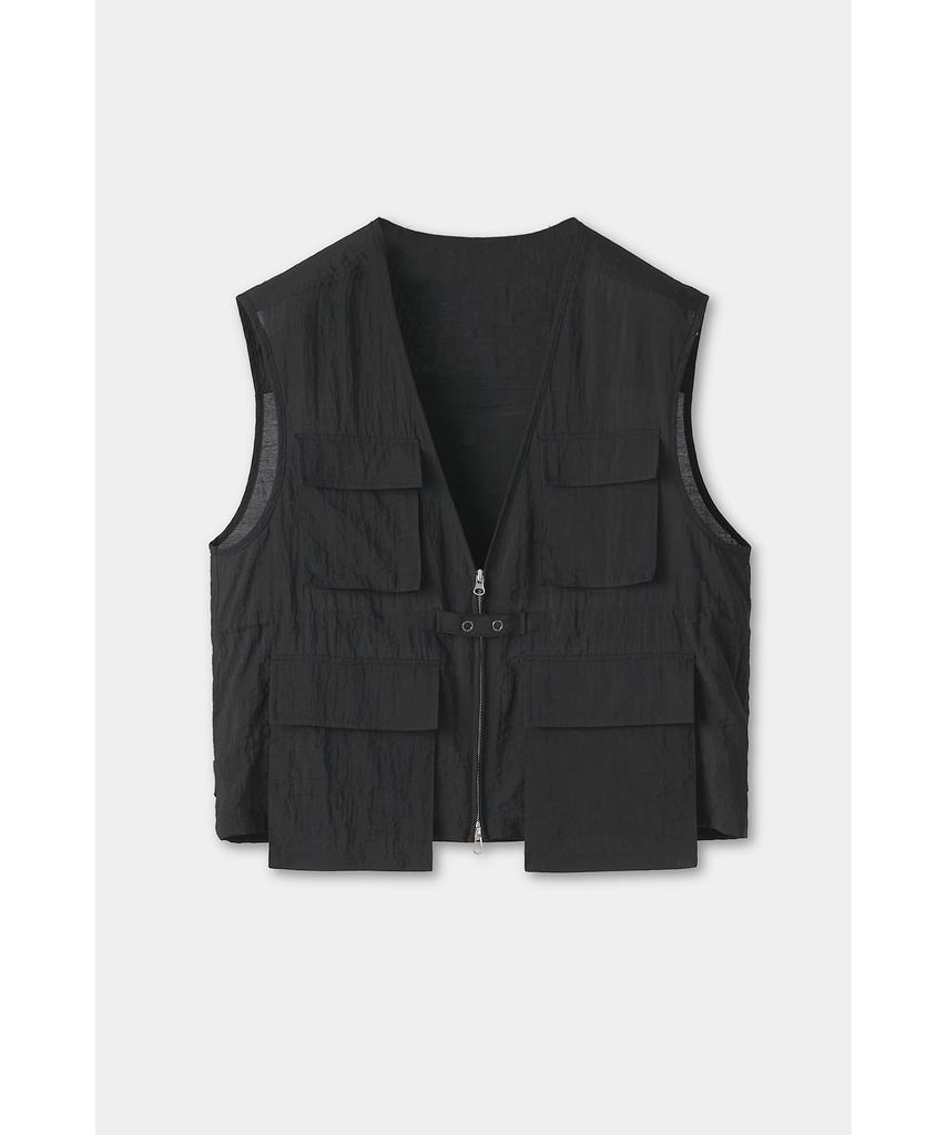 Coor Packable Zip-Up Vest (Black)