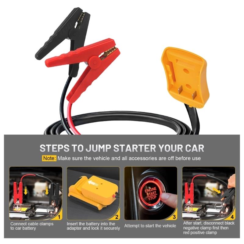 Small Battery Jumper Cables Emergency Power Solution Automotive Jump Leads Simple Use for Active Power solution