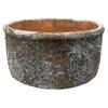 Round Concrete Flowerpot Cover Rustic Garden Decoration