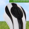Big Teeth Golf Set Individual Golf Wood Cover Golf Driver Fairway Wood Utility Cover Headcovers, 3-Piece (1 FUT) / Set, Cover, Cover, (DR)