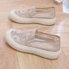 2024 Spring Women's Versatile Mesh Slip-on Casual Breathable Soft Sole Shoes for Moms
