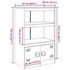 VidaXL Mustard Yellow Buffet 67x39x107 Cm Steel, Cabinet, Sideboard, Storage Cabinet, Cabinets, Cupboard, Buffet 841670