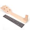 Wooden Color Ukulele Fretboard 21in 23in Ukulele Replacement Neck Ukulele Neck Set  Concert Ukulele