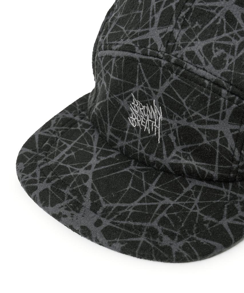 BROWNBREATH Sprawl Boucle Earflap Camp Cap - Black