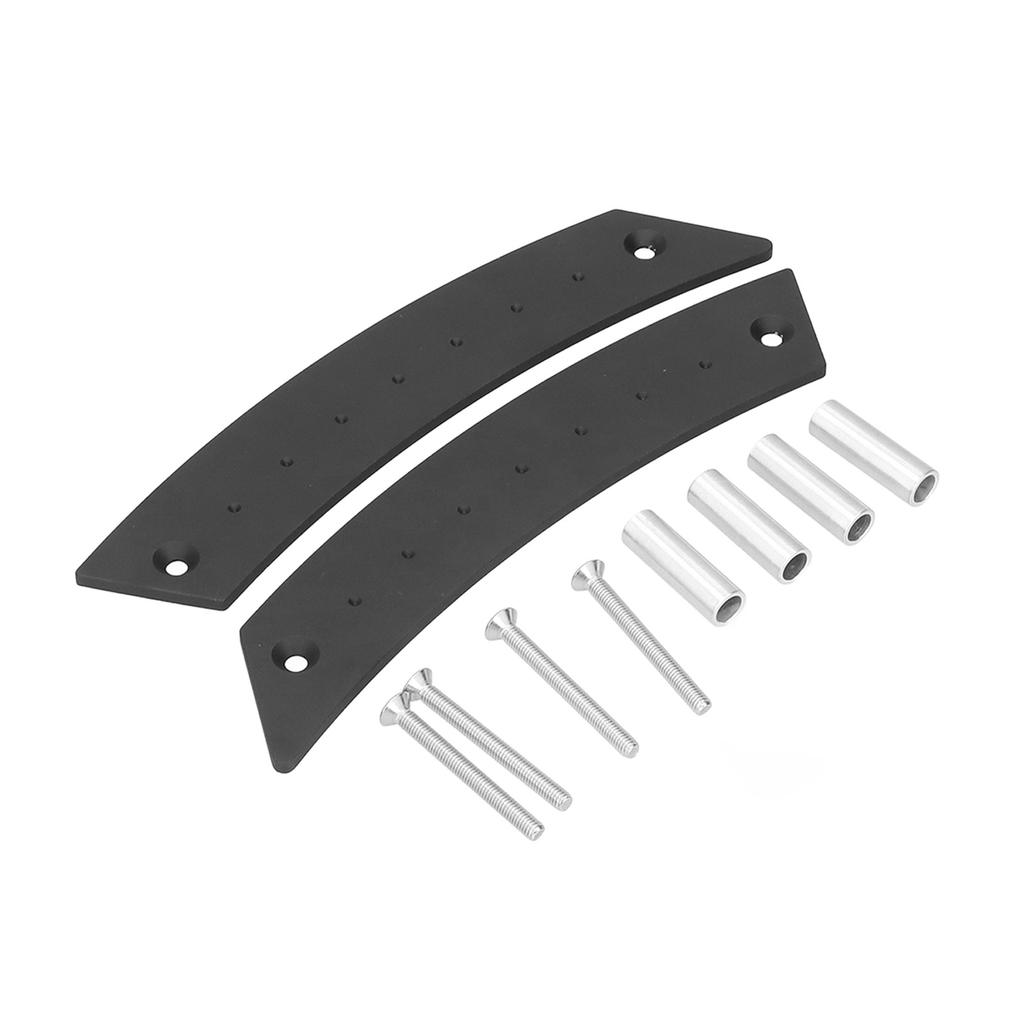 1 Pair Interior Door Pull Handle Aluminum Alloy Inner Door Handle Replacement Car Accessory