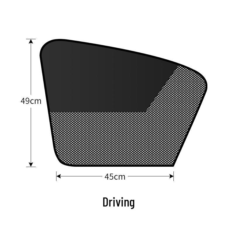 Car Window Curtain: Sunshade & Heat Insulation