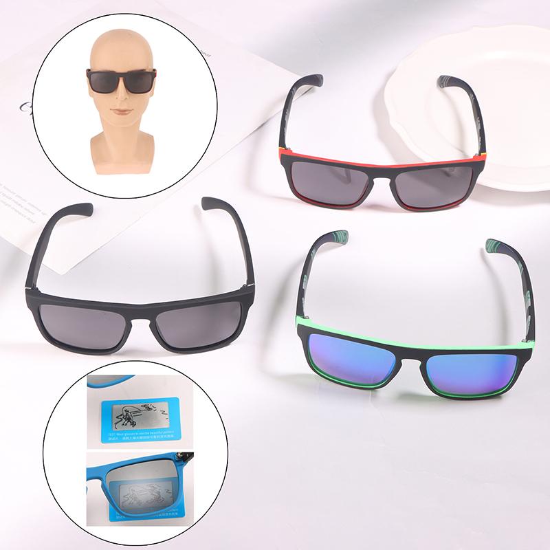 1 Piece Men Women Driving Fishing Sun Glasses  Vintage Square Polarized Sunglasses Driver'S Eyewear Uv380