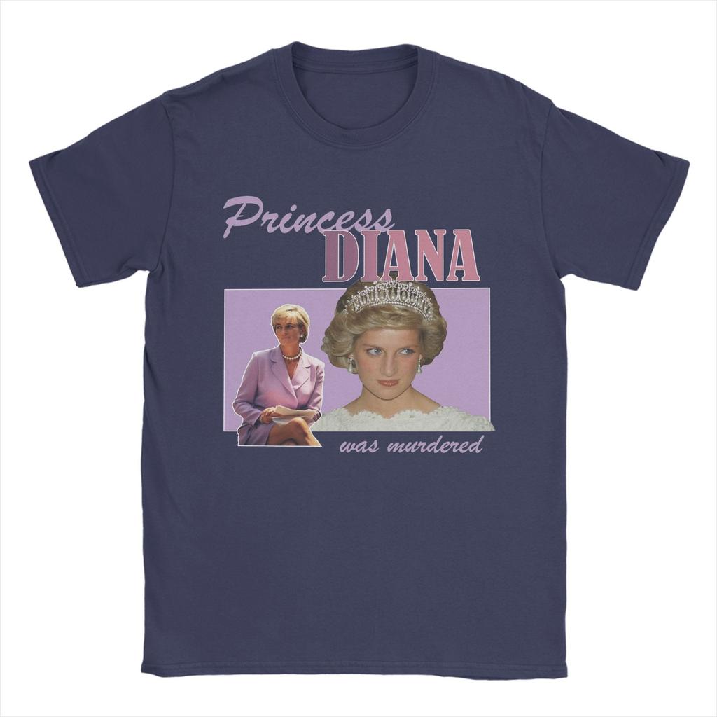 Hipster Princess Diana T-Shirts for Men Round Collar 100% Cotton T Shirts  Short Sleeve Tees Adult Clothing