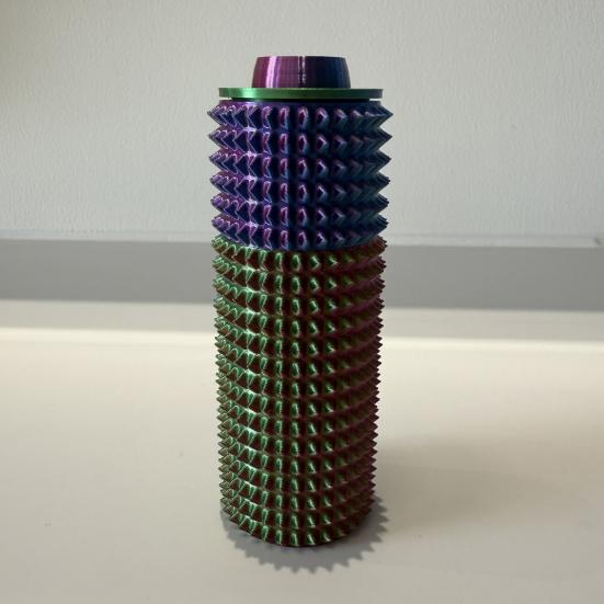 Spiky Grippie Stim Fidget Toy Rotatable Head Stress Relief Teens Adults Pocket 3D Printed Pain Stimming Tool Portable Handheld Bumpy Roller Sensory