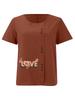 Women's Fashion Love Letters Print Casual Cotton Linen Short Sleeve Round Neck T-shirt Shirt Leisure Loose Summer Blouse Tops