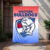 Western Bulldogs Flannel Blanket Soft Warm All-Season Throw, Design for Camping, Car Travel, Hiking Sofa, Bed, Office Perfect Gift for Parties