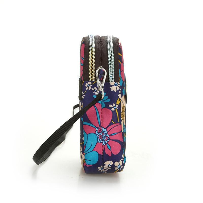 Nylon Women Sport Arm Pouch Bag Phone Messenger Nylon Wallet Purse Bags Shoulder