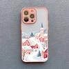 Winter Snow Street Scenery Phone Case For iPhone 17 Pro Max 16 15 Pro Max 14 Plus 13 Mini 12 11 Pro Max Shockproof Back Covers