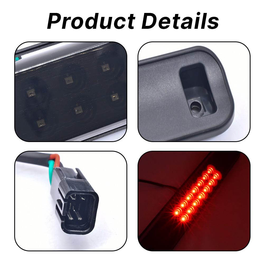LED Third 3rd Brake Light High Mount Rear Cargo Tail Lamp Stop Light for Chevy GMC C1500/K1500/Silverado 1988-1998 Accessories