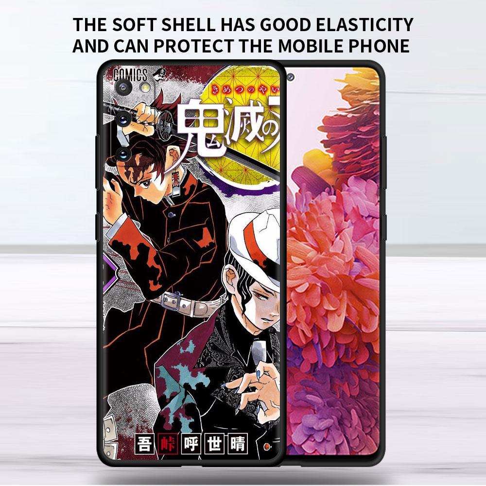 

Мягкий чехол для Samsung Galaxy Note 20 Ultra 10 Plus Lite A50 A70 A20 A40 A20e 9 8 A60 A10e Funda Чехол для телефона Demon Slayer Shell Samsung Note 8