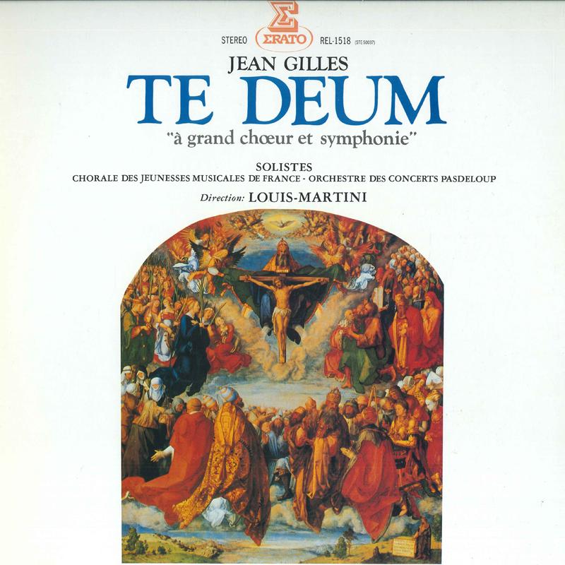 

LP Record LOUIS MARTINI - Jill: Te Deum REL1518 ERATO 1982 Japan Classical Used