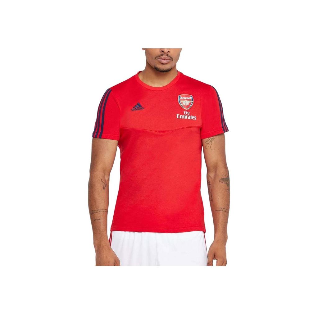 Adidas Arsenal Mens Football Series Fashion Comfortable Versatile Soft Skin-Friendly Breathable Short Sleeve T-Shirt Men Tops Red EH5709