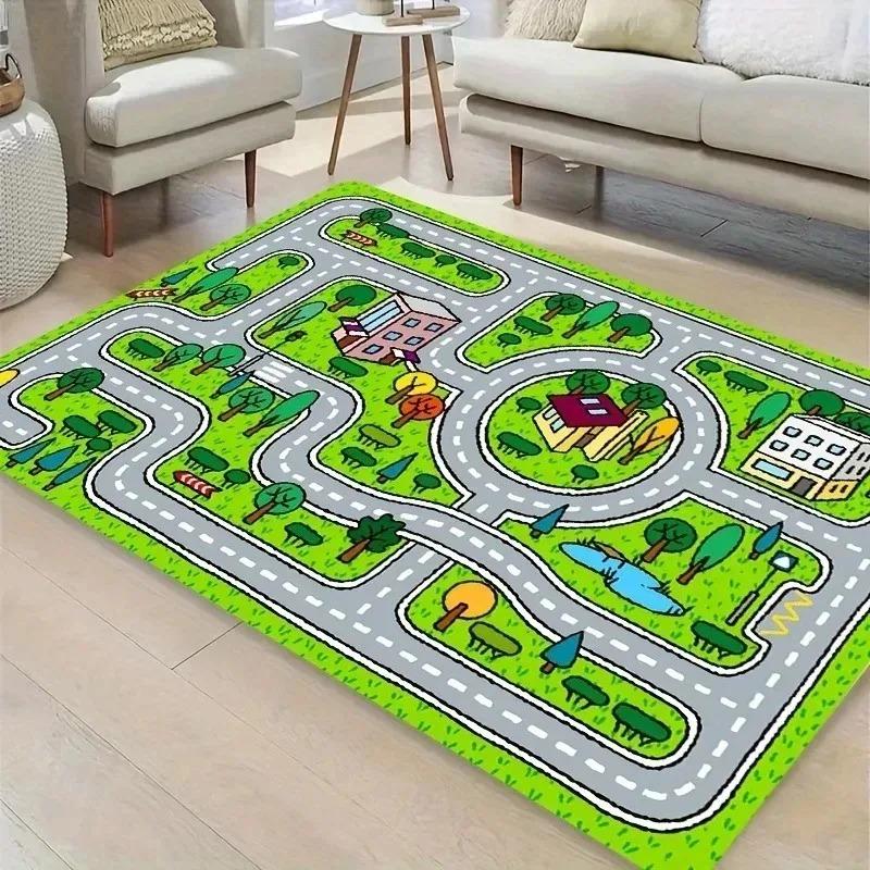 1PC Jigsaw Cats Pattern Door Mats Kitchen Rugs Non-Slip Pop Design Living Room Rugs Bath Mat Carpet for Home Sink Laundry Decor