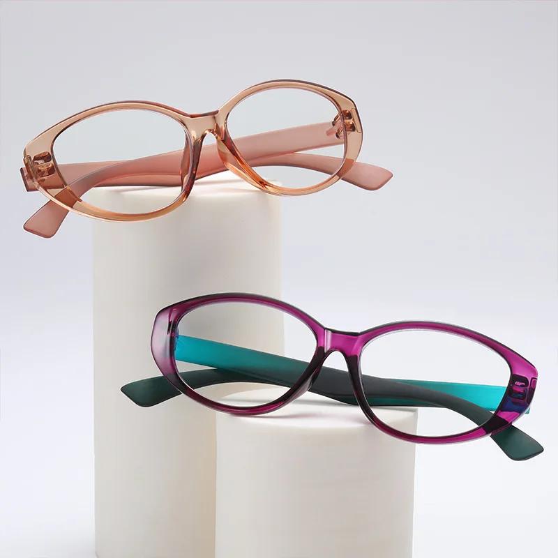 Fashion Cat Eye Reading Glasses Unisex Classic Retro Presbyopia Eyeglasses Men Women Anti-Blue Ray Far Sight Eyewear With Degree