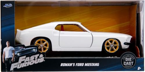 Jada Toys Fast & Furious Series 1/32 F&F Ford Mustang MKI White (Roman) Finished Product