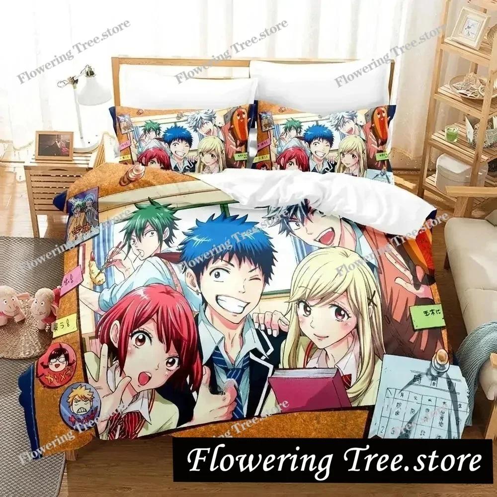 Yamada-kun and the Seven Witches Bedding Set Cartoon Anime Three-piece Set Adult Kid Bedroom Duvet Cover Sets 3D Kawaii Girls029
