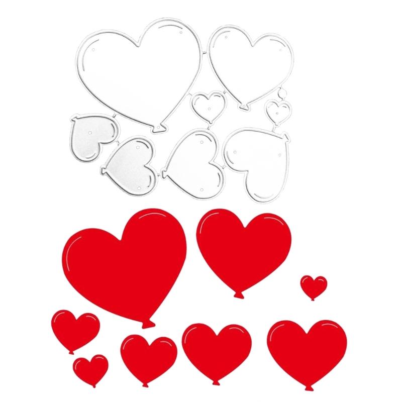 Heart Metal Cutting Dies DIY Craft Carbon Steel Embossing Template Stencil Scrapbooking for Card Die Cuts Mold Decor