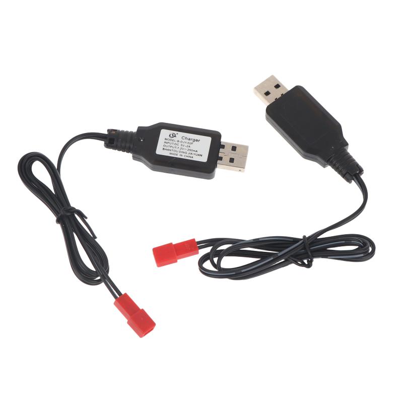 Universelles USB 3,7V 500mA Akku-Ladegerät-Paket JST KET EL Roter Buchsenstecker für mehrere kleine elektronische Geräte