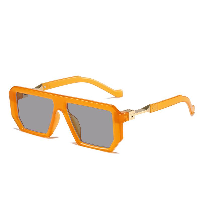Latest For Gents Stylish Square Sun Glasses For Ladies Vintage Sun Glasses UV Classic Geometry Rectangle Eye Glasses Vintage Big Frame Eyeglasses
