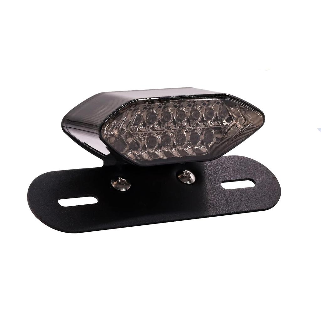 Ygmylandbb Motorcycle Tail Lamp Bike Brake Tail Light Integrated Stop Lamp LED DC12V License