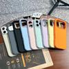 With Camera Touch Button Liquid Silicone Soft Case For For Iphone 16 17 Pro Max For Magsafe Magnetic Wireless Charge Bumper Cover