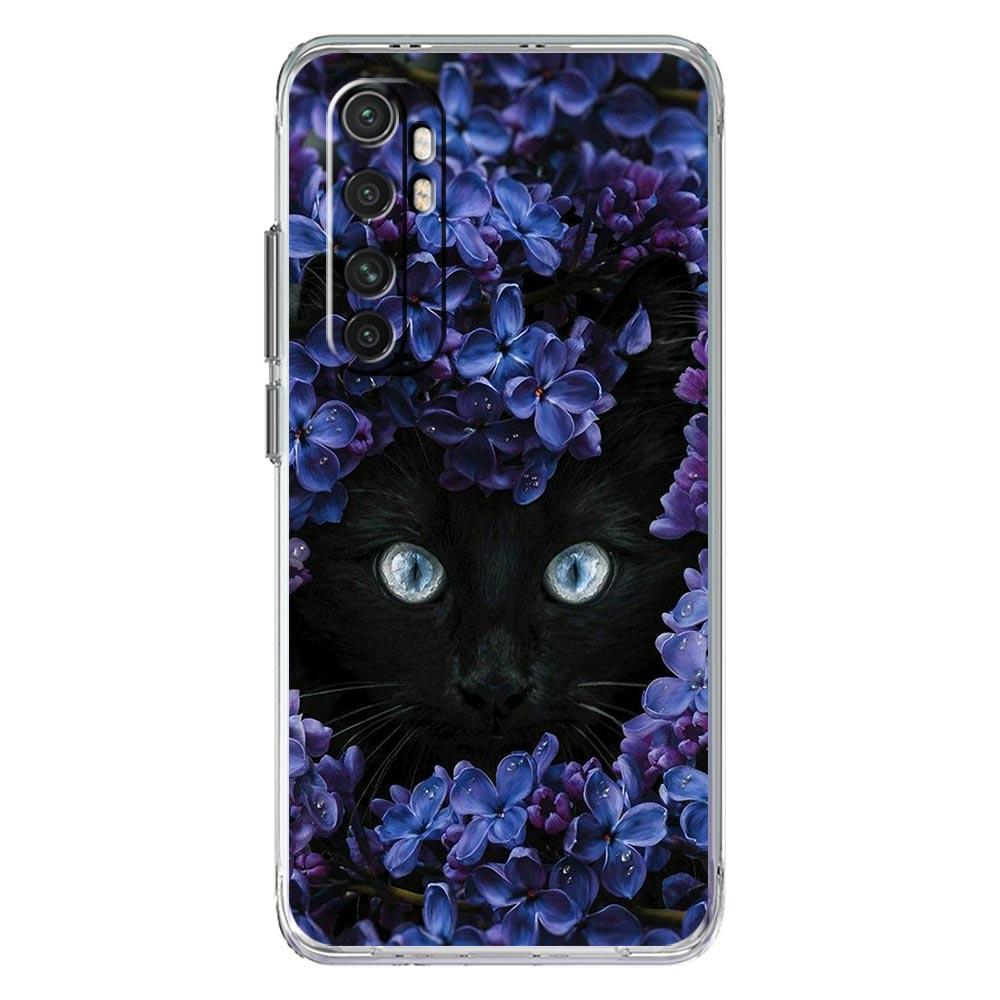 Phone Case For Xiaomi Poco X6 X5 NFC X3 F6 F5 Pro F4 F3 M3 14 13T 12T 12 13 Lite 11 Mi 5G Clear Cover Cute Detection cat