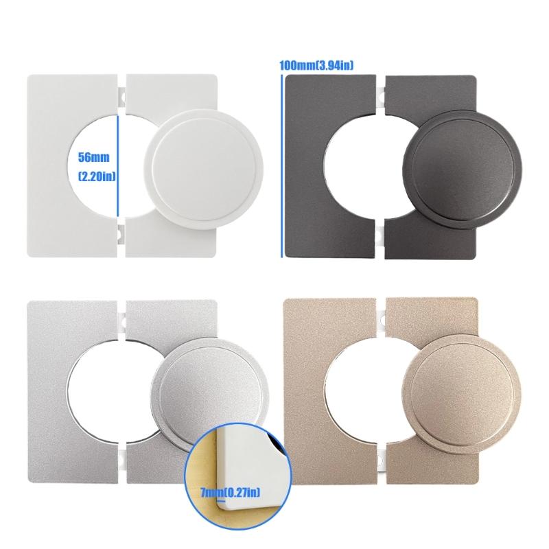 100x100mm Home Improvement Plastic Air Conditioner Tube Wall Cover Decorative Panel For Neat Tidy Interior