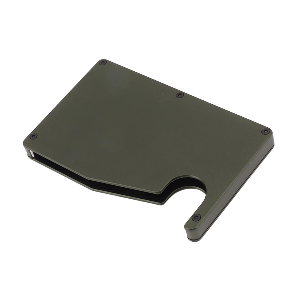 Minimalist Card Holder Aluminum Alloy Auto Ejected Anti Theft Credit Card Wallet for Business