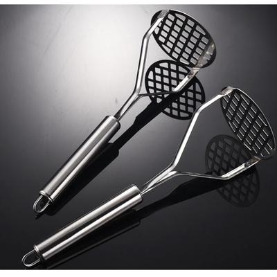 Stainless Steel Manual Potato Ricer Masher with Hanging Hook for Baby Food Sweet Potato Garlic Kitchen Tool