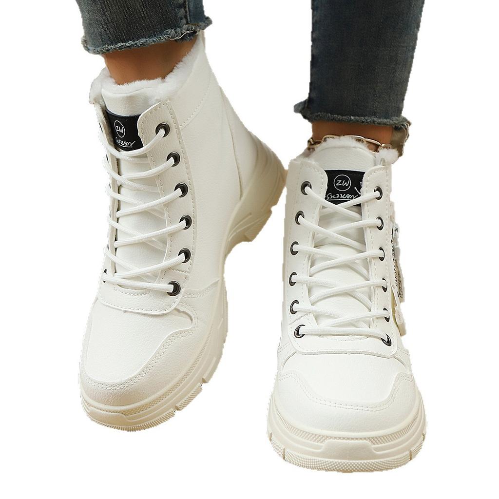 Snow boots new winter velvet thickened Martin boots short boots student warm sports cotton shoes